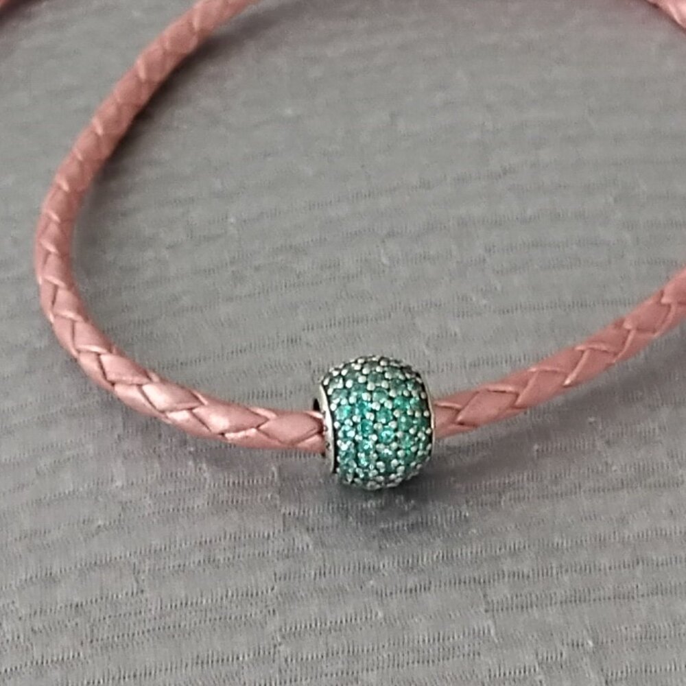 Pandora Swarovski Turquoise Charm